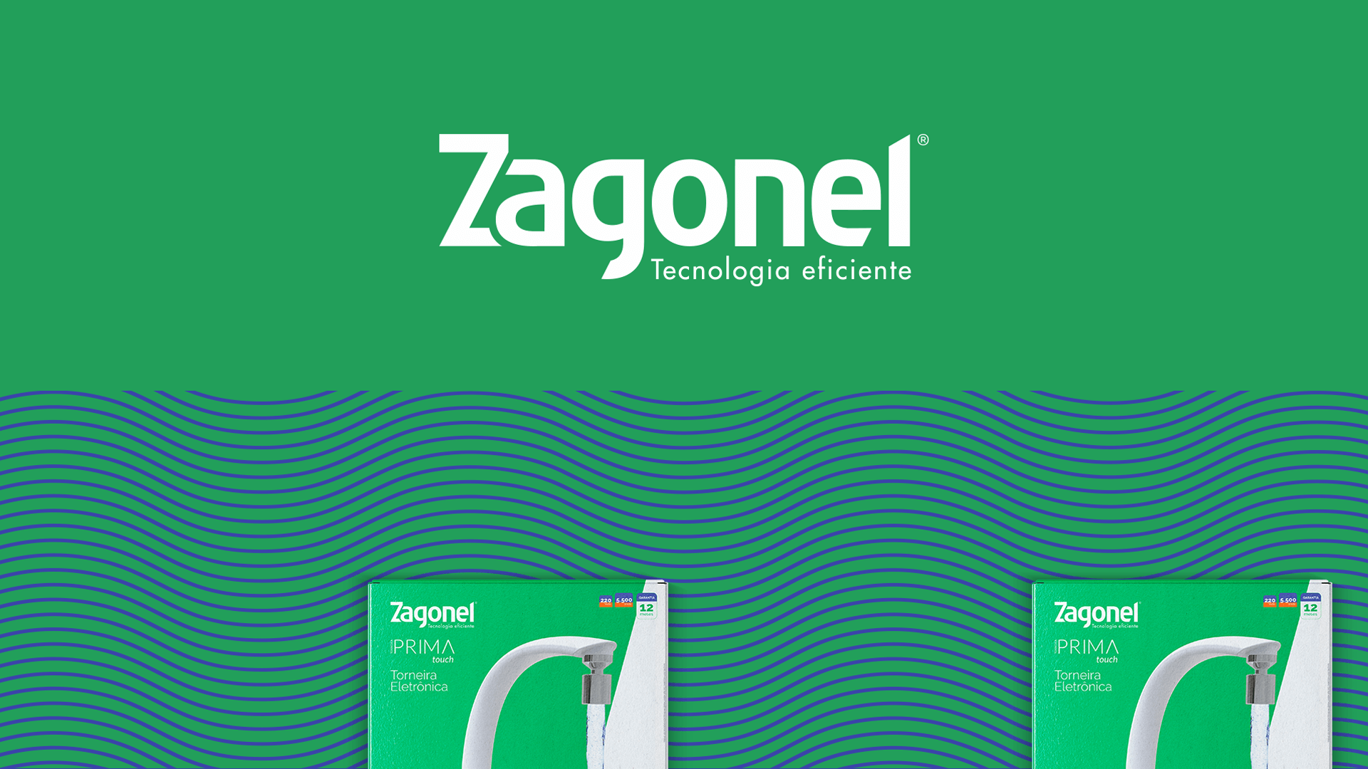 A Zagonel começou em 1989, pioneira quando lançou a ducha eletrônica com regulagem à distância do mercado.
